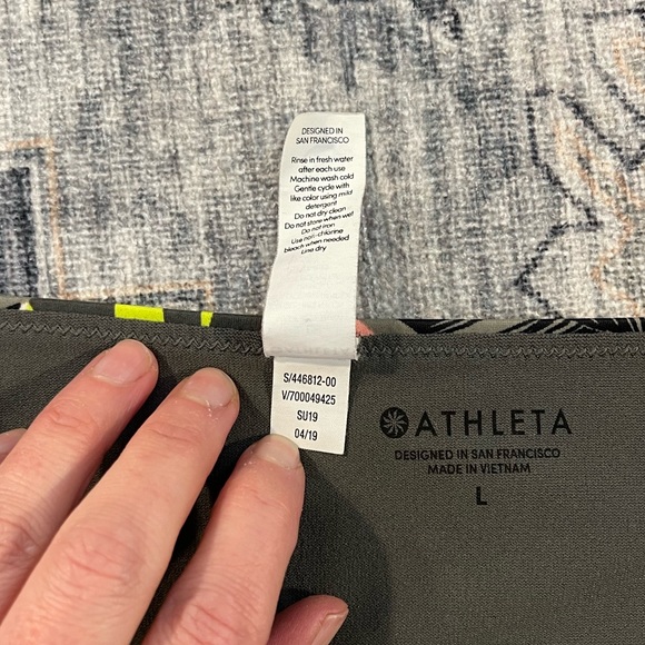 Athleta tropical print bikini bottom large - Picture 4 of 4